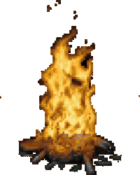 GIF of a wood fire