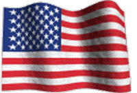 GIF of american flag flapping in the wind