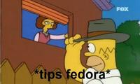 FOX tips fedora