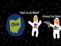 always has been meme depicting a shot of an astronaut about to kill another when he discovers the world was all something 