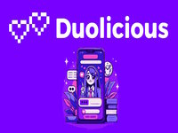 Duolicious, 4chan Dating App, logo and artwork.