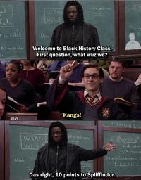 €. L() Iudal T-L Luda) Also 835 prente-des GO difas specific cry Welcome to Black History Class. First question, what wuz we? Kangs! fine Specfic c 4()= dez U I #=4(+) (+) x (x) Jv acet-l Judu by da mies- dEU (dated Rd Das right, 10 points to Spliffindor. Iv da daddy Alsso J=