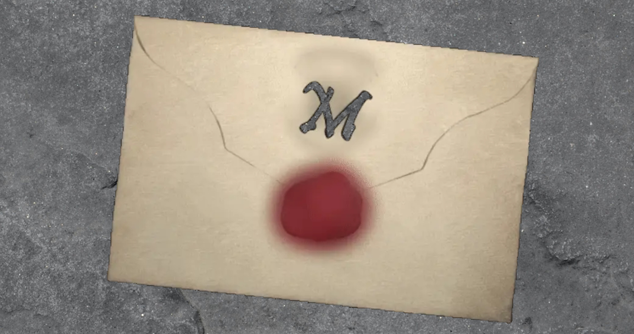 Mogwarts letter.