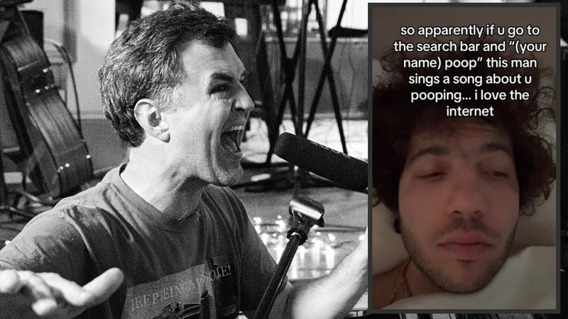 Matt Farley "Your Name + Poop Song" TikTok trend and meme creator interview.