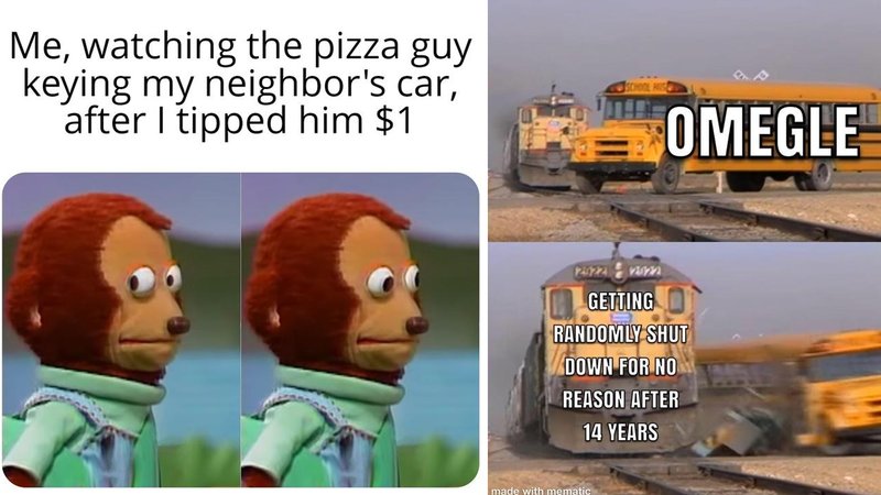monkey
meme
train
train with text
meme text
