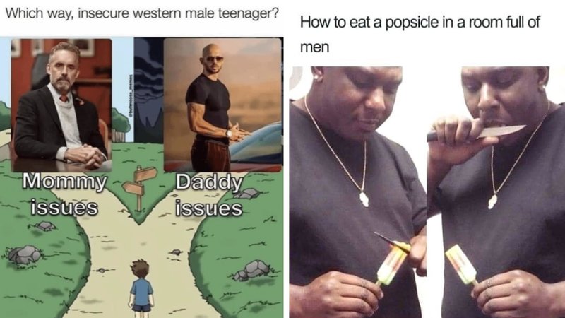 Two images from /r/funnyandsad