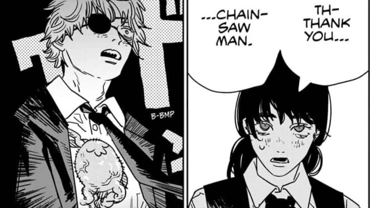 Thank you chainsaw man meme.