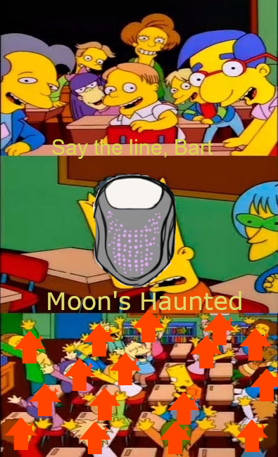 Say the line, BaE Moon's Haunted