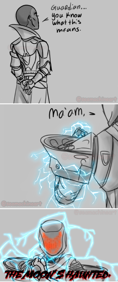 Guaedian... you Know what thi's means. art Ma'am, @seamachineart THE NOPH SHATED